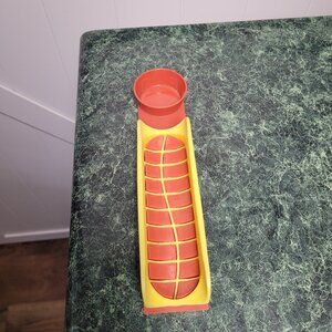 Unique Vintage Hot Dog Cutter with Ketchup/Mustard Tray